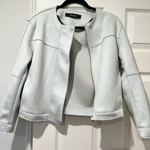 Zara faux suede jacket